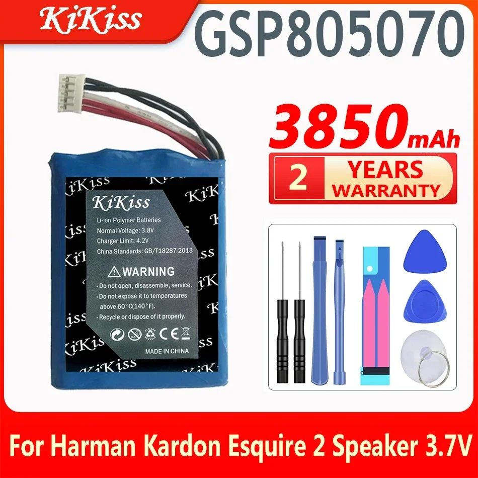 

KiKiss GSP805070 Сменный аккумулятор для Harman Kardon Dodge re 2 CP-HK03 динамик Громкоговоритель 5-проводной разъем + Инструменты