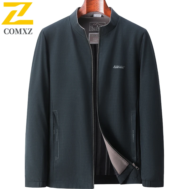 

Comfortable Casual Men Jacket Outdoor Travel Windproof Waterbreaker Jackets Lightweight Slim Fit Business Stylish Simple Coat