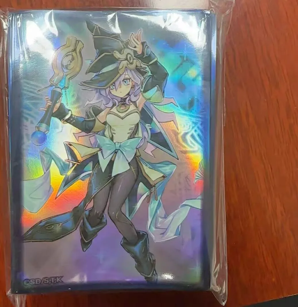 100Pcs Yugioh KONAMI Duel Monsters Nightmare Apprentice Official Collection Sealed Card Protector Duelist Sleeves