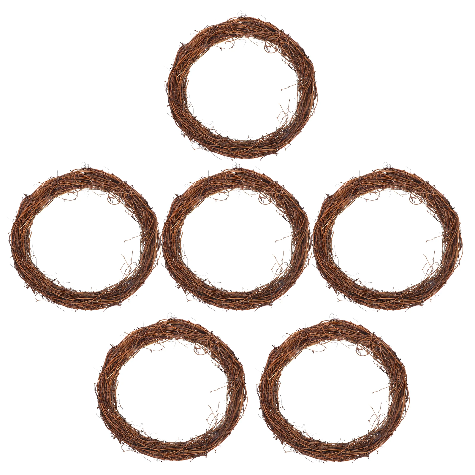 

6 Pcs Rattan Decoration Holiday Garland Wedding Decorations Outdoor Flower Home Ornaments Christmas Xmas