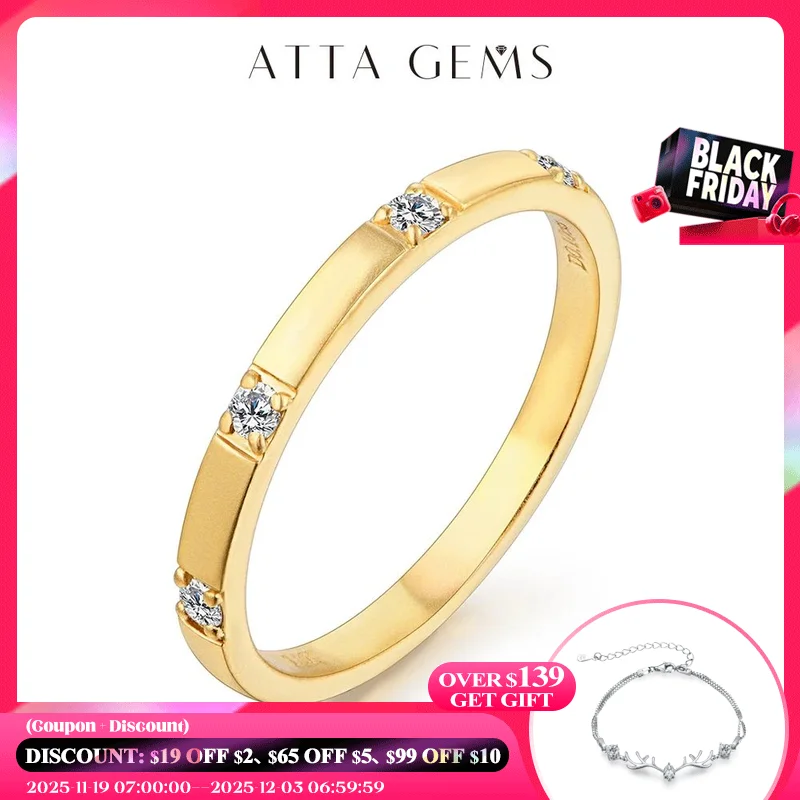 

Обручальное кольцо VVS1 с муассанитом женское, обручальное кольцо с круглым покрытием из 18-каратного желтого золота с муассанитом для ростков в лаборатории, D Цвет