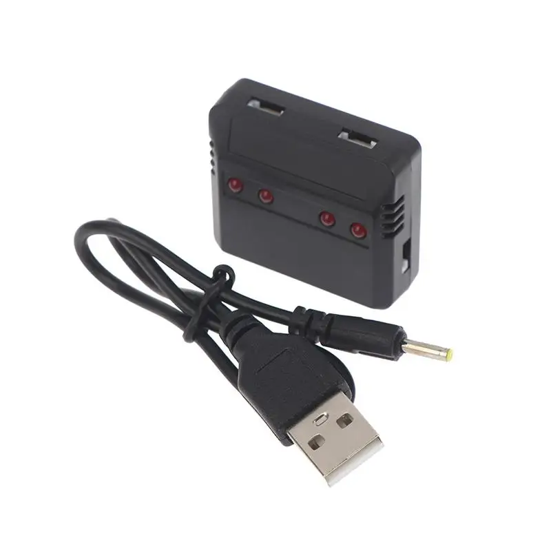 3.7V Lipo 4 In 1 USB Charger For E010 H31 X4 Syma X5SW X5C X5HW RC Boat Car Drone Helicopter Parts Accessories