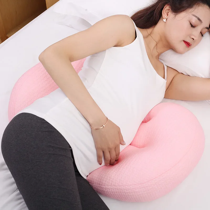 

Pregnant Pillow Soft Waist Support Pillow Maternity Supplies Belly Pregnancy Leg Pillow Cushion