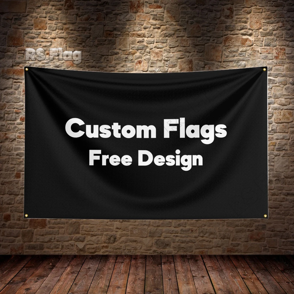 Custom Vlaggen Polyester Decoratief Bedrukte Vlag