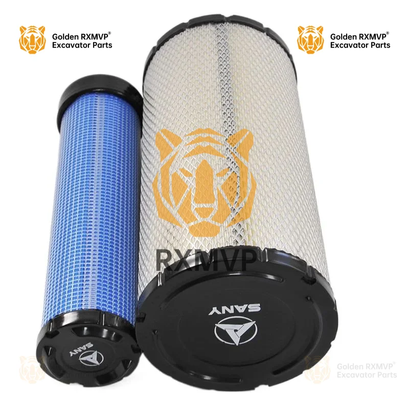 For Sany 85 95 115 125 135 155 Excavator Air Filter Repair And Maintenance Genuine Accessories Excavator Parts