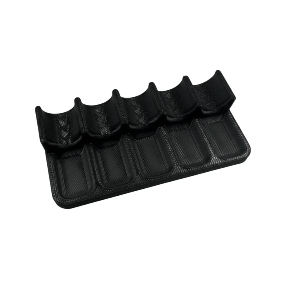 3D Printed Plastic Brush Holder Durable Lightweight Painting Brush Rest Holder Easy To Clean Space-Saving Rests Drip Tray Pad