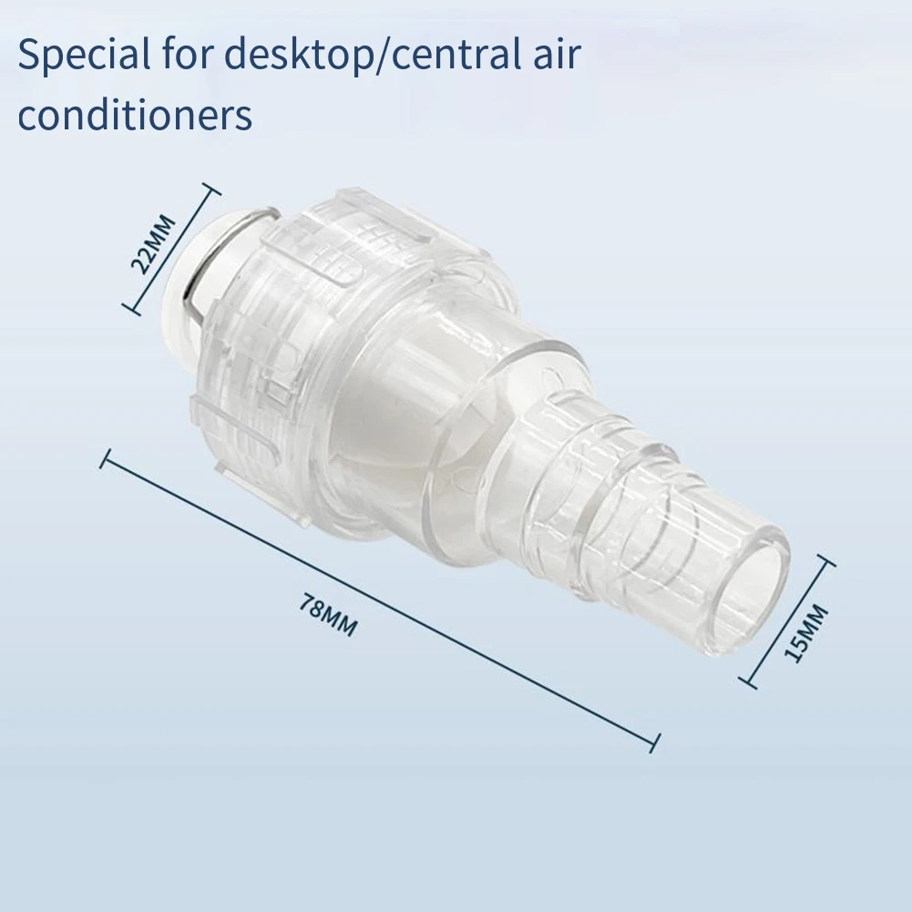 Condensate Drain Pipe Check Valve Filling Valve Backflow Prevention Valve Air Conditioning Valve Smell Prevention