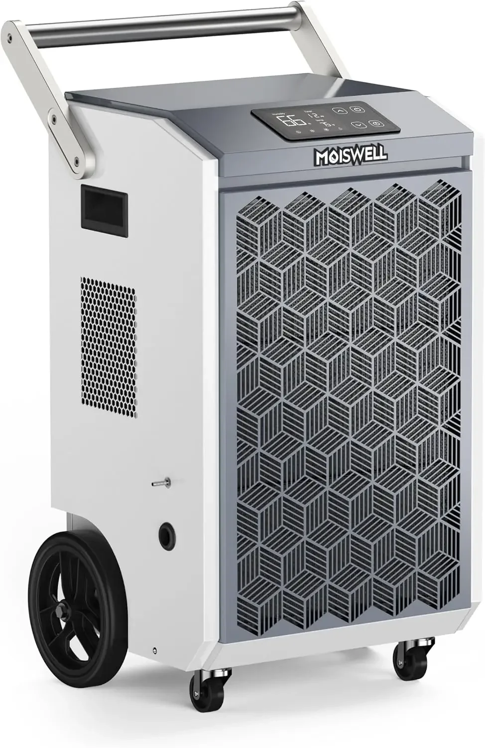 200 Pints Commercial Dehumidifier with Pump and Drain Hose Heavy Duty Commercial Grade Dehumidifier for Basements Large Spaces Warehouse Industry Water Damage Auto Defrost