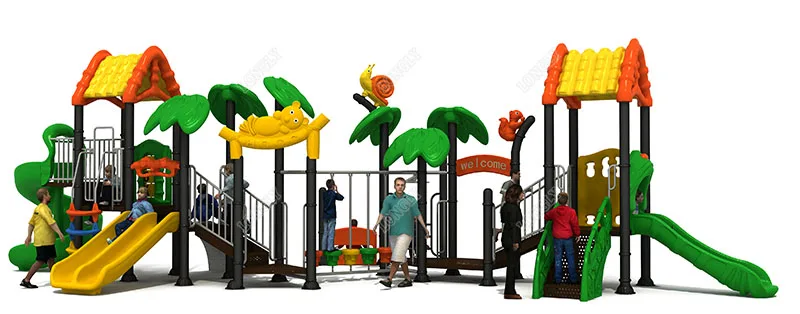 High-Level Outdoor Playground Facilities Kids Slide for Garden School Sports Park & Residential Areas-Durable LLDPE Material