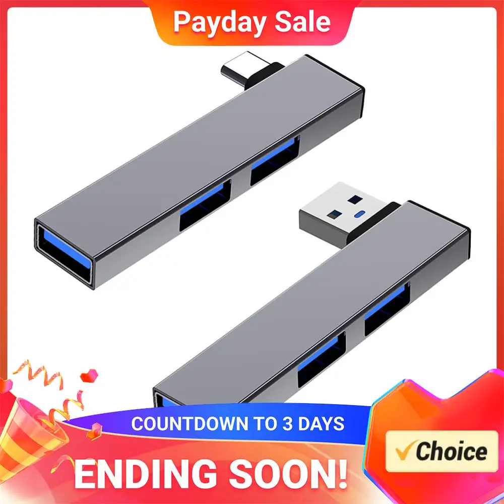 3 in 1 Expansion Dock Hub Speed 5.0Gbps USB 3.0/Type-C 3.0 To 3 USB USB Docking Station 3 Port for PC Laptop Notebook