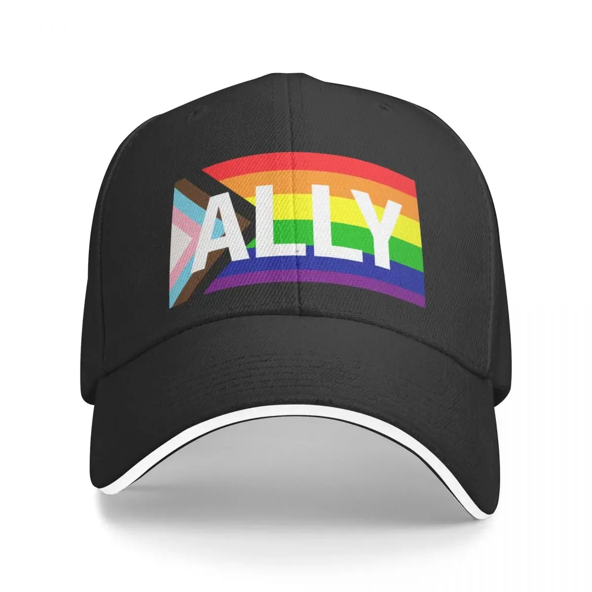 

Progress Pride Flag ALLY Baseball Cap Vintage Hat Baseball Cap New In Hat Golf Cap Men's Women's