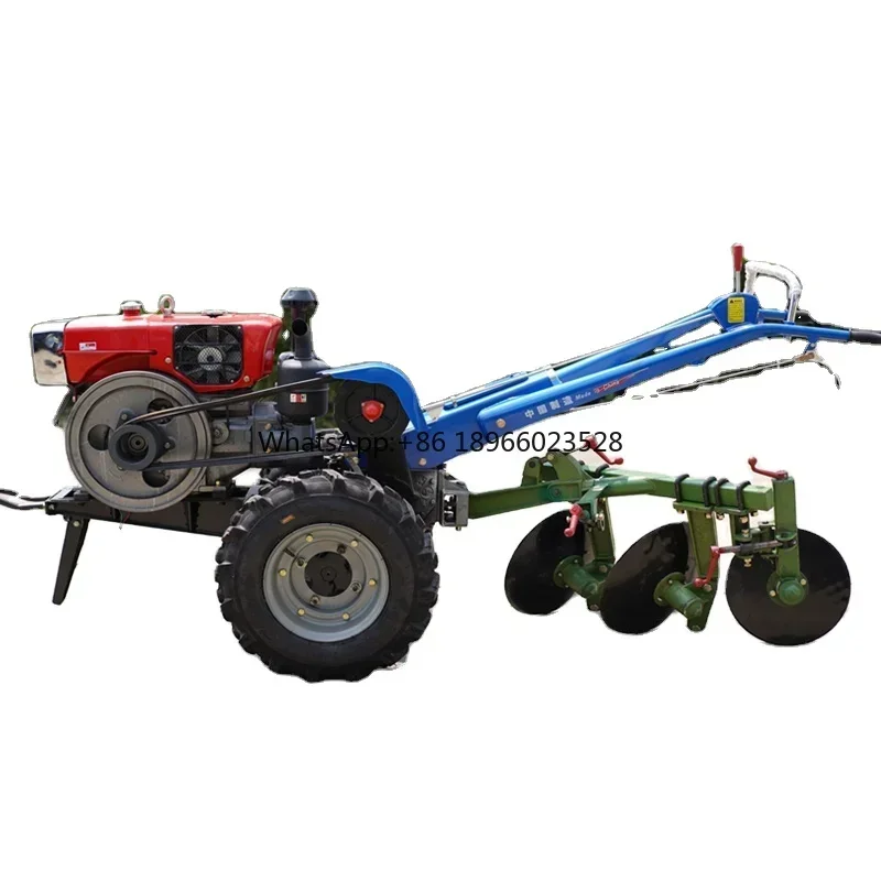 8-22hp walking tractor matched good quality heavy du 2 discs plough disk plow for sale