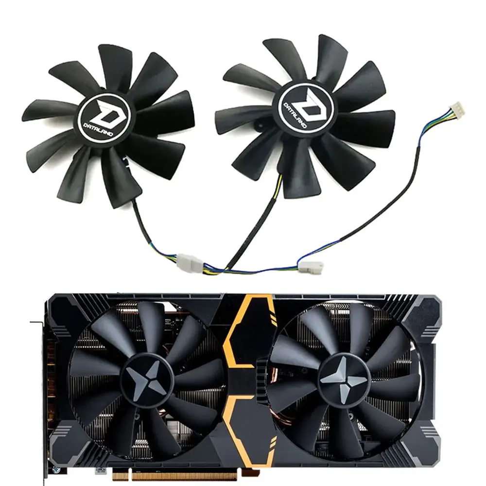 NEW 100MM 4PIN GAA8S2U RX 5600 5700 5700 XT GPU Fan For Dataland Radeon RX 5700 XT 5700 5600 XT 5500 Graphics card cooling fan