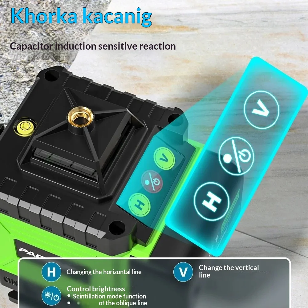 JBS Laser Level Utility Self-Leveling 360 Horizontal and Vertical Cross Extremely Super Powerful Green Laser Level Tools