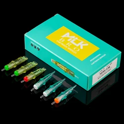 MLK BRO Disposable Cartridge Tattoo Needles  RL RS RM M1 Permanent Makeup for Rotary Tattoo Machine  Grip  Supply 20 Pcs/Box