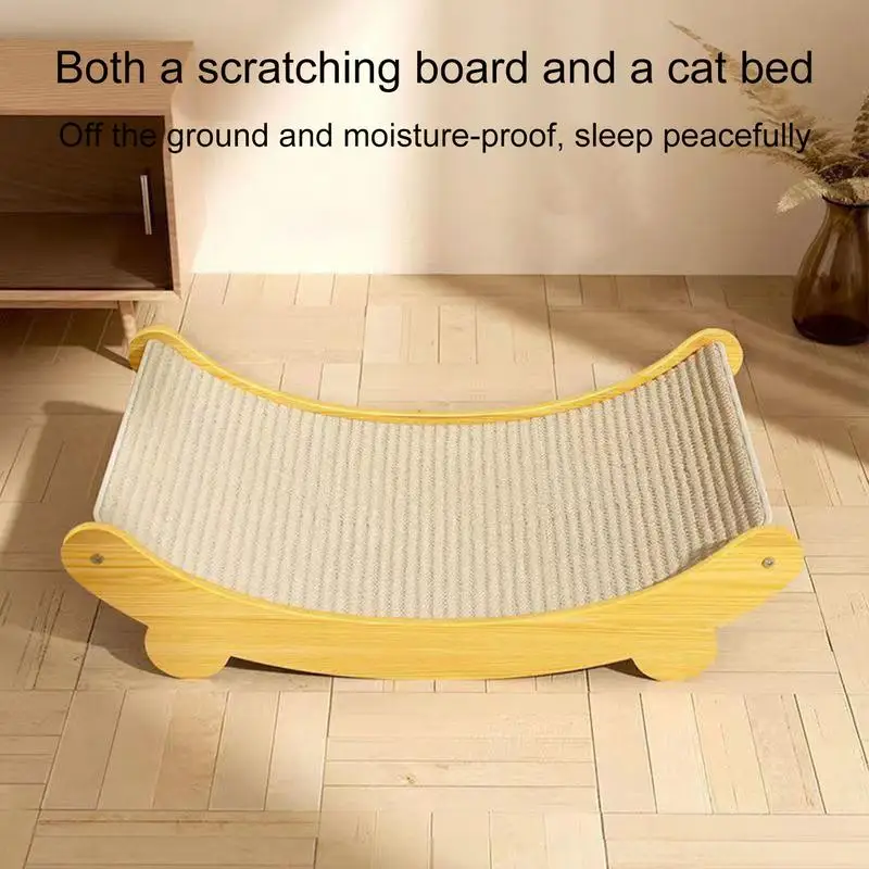 Sisal Cat Scratcher Protable Cat Scratching Board Grinding Claw Toys For Cats Wear-resistant Pet Scratching Post Kitten Recliner