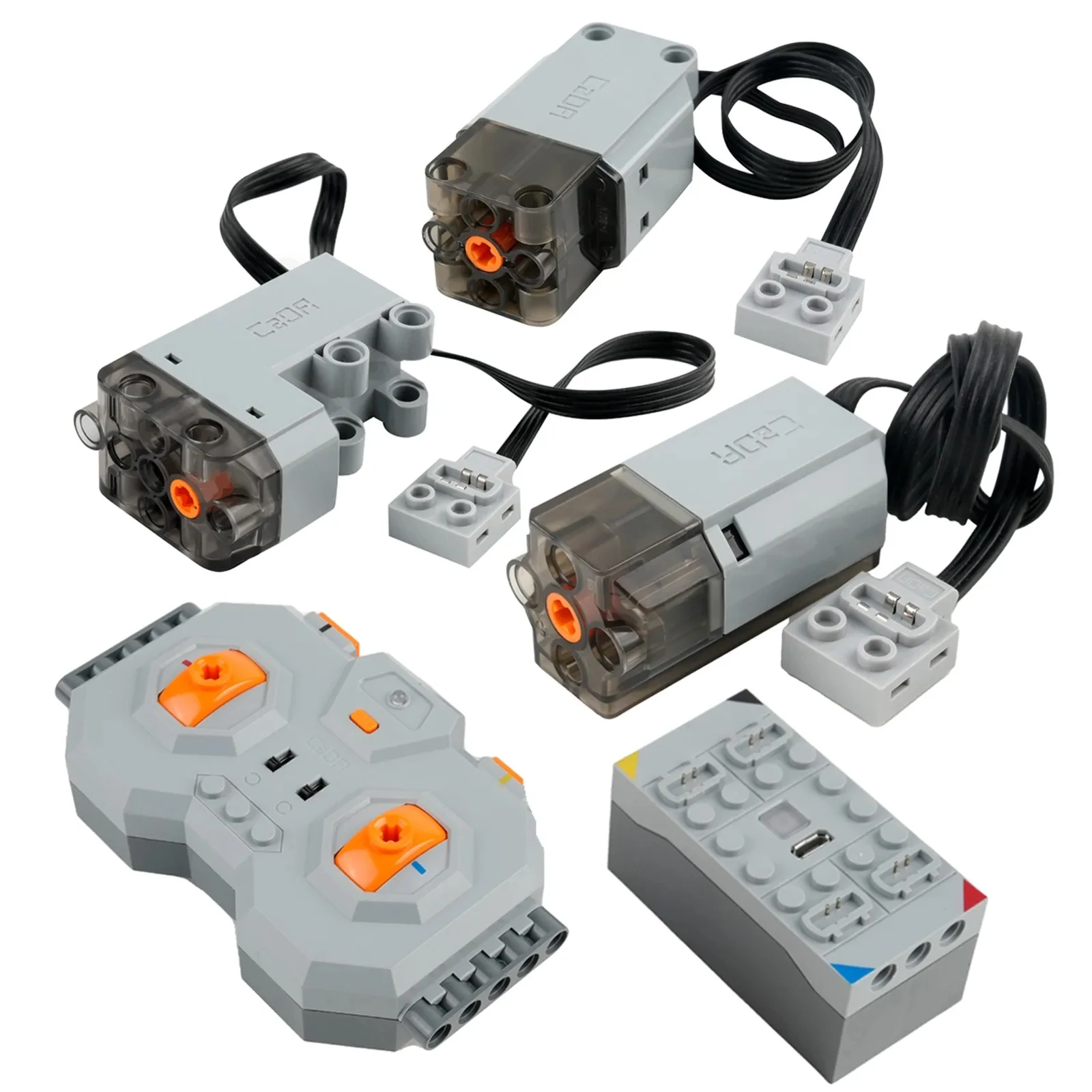 

CaDA Technical Parts MOC Power Servo Motors Pro Building Blocks Power Functions Car Truck Model Upgrate Compatible with Legoeds