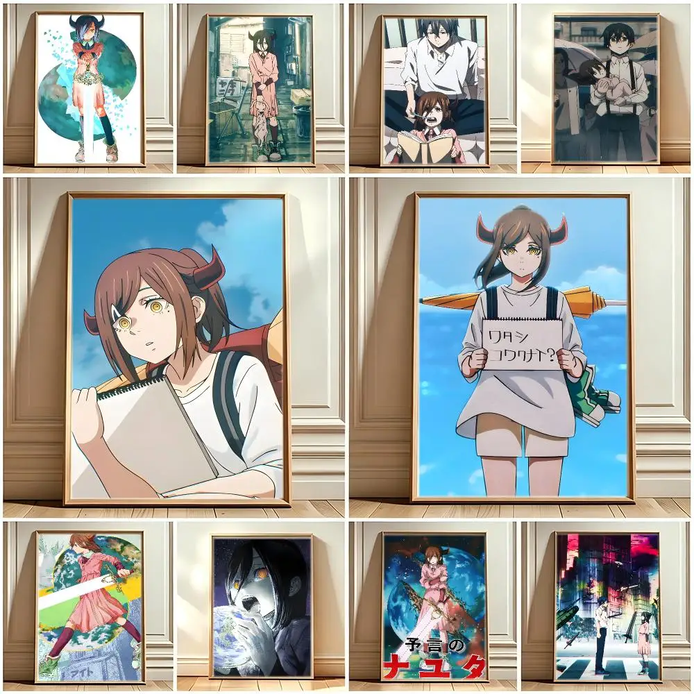 Japanese Anime N-Nayuta of the Prophecy Poster Print Painting Home Decor for Bedroom Living Room Hallway