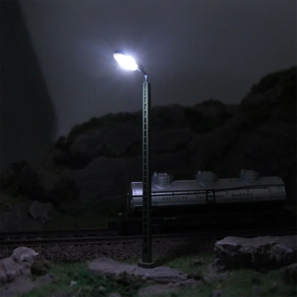 5Pcs Model Lights For H0 Gauge Model Light Lattice Mast Light Gauge N Gauge Plastic Light Layout Model Building AC DC