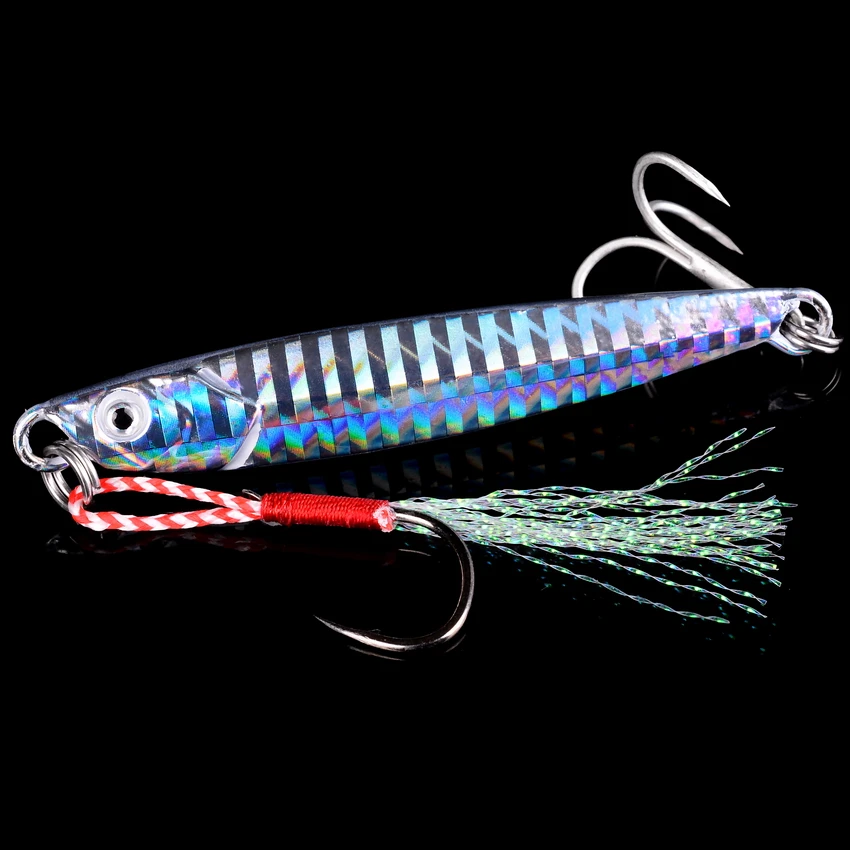 Ozean Boot Strand Meerwasser Angeln Drag Metall Jigging Köder 60g 80g Künstliche Köder für Spanische Makrele Bass Casting löffel Jigs – Detail 7