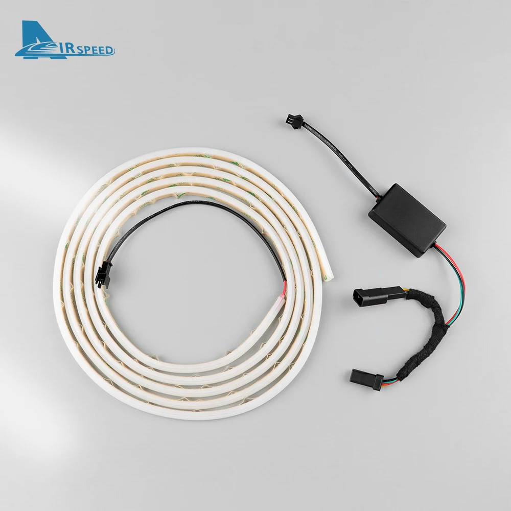 Luz delantera del maletero para el modelo 3 Highland 2024-Up luz LED brillante de silicona amarillo blanco accesorios de decoración de propuesta