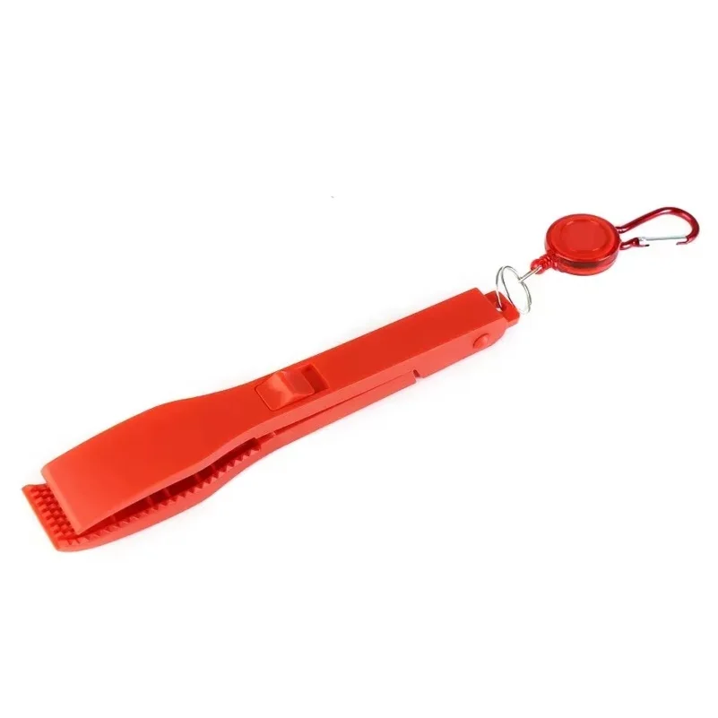 Multifunctional Lockable Fish Grip Controller, Random Color Fish Lip Gripper Clamp Grabber, Outdoor Lure Fishing Tackle Tool