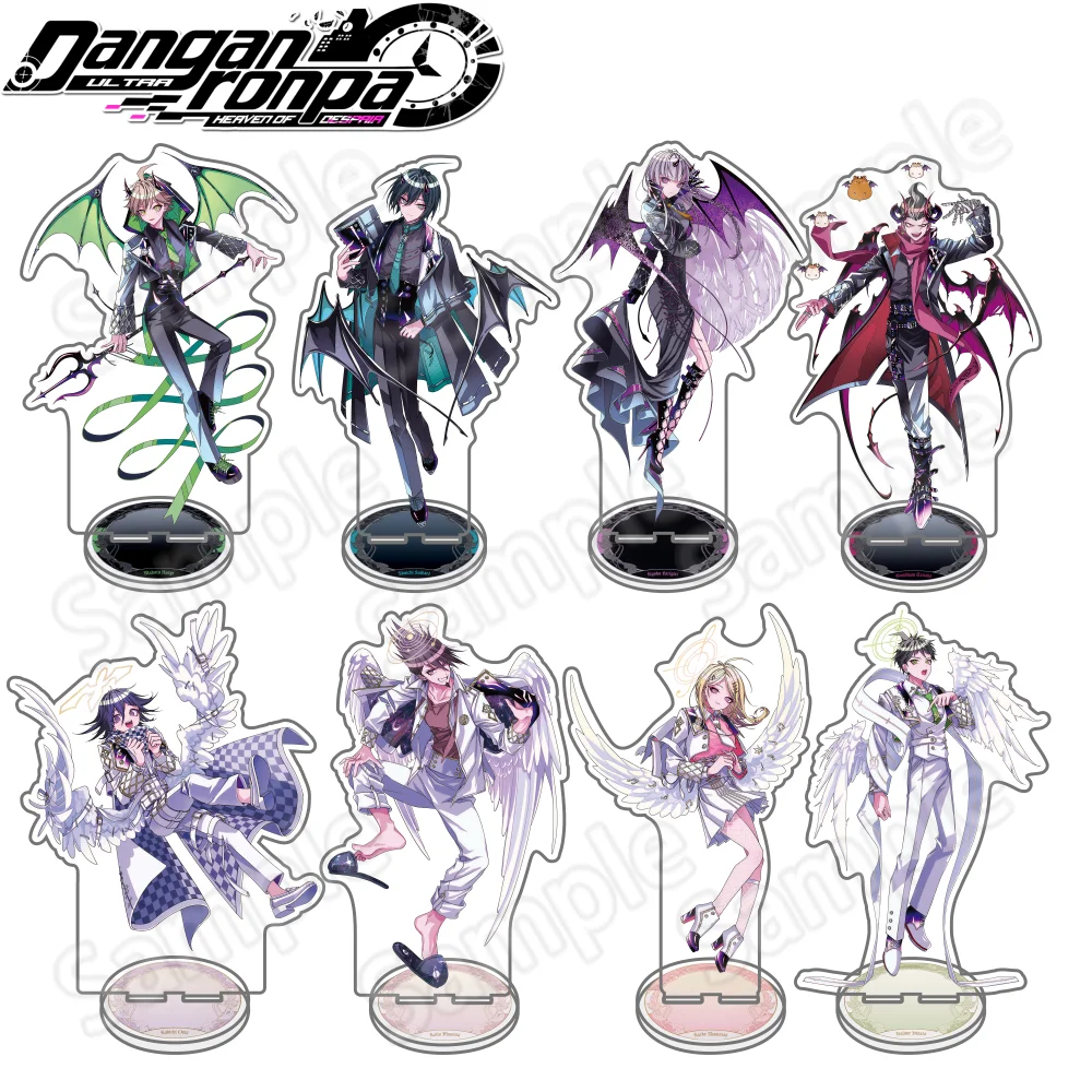 Игровая фигурка Danganronpa V3: Новая акриловая подставка-брелок 15 см, тематика «Демон-Ангел» (Кокичи, Миу), 2026 год, индивидуальный подарок