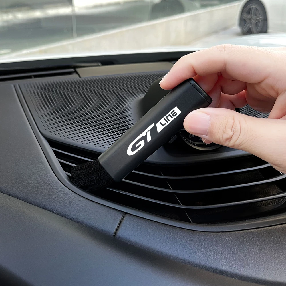 فرشاة تنظيف منفذ فتحة التهوية للسيارات لـ بيجو GT GTline 3008 308 T9 208 508 2008 قابض 5008 207 206 408 108 4008 ملحقات #1
