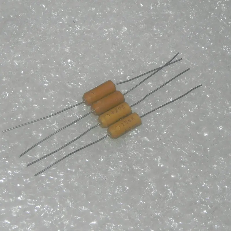 

10PCS/LOT 20V 15UF 156M Axial Tantalum Electrolytic Capacitor T322A156K020AS