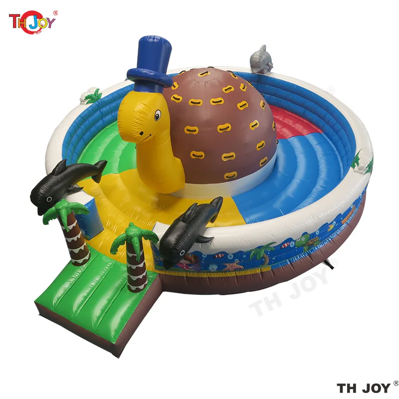 6m diameter Kids Outdoor Inflatable Turtle Bouncy Castle Turtle  Jumping Trampoline Bouncer Children Fun Playground