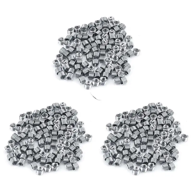 AB11-300Pcs Wire Insert Thread, Heli Coil Thread Repair Stainless Steel SS304 Thread Insert Coiled Wire Insert (M40.71.5D)