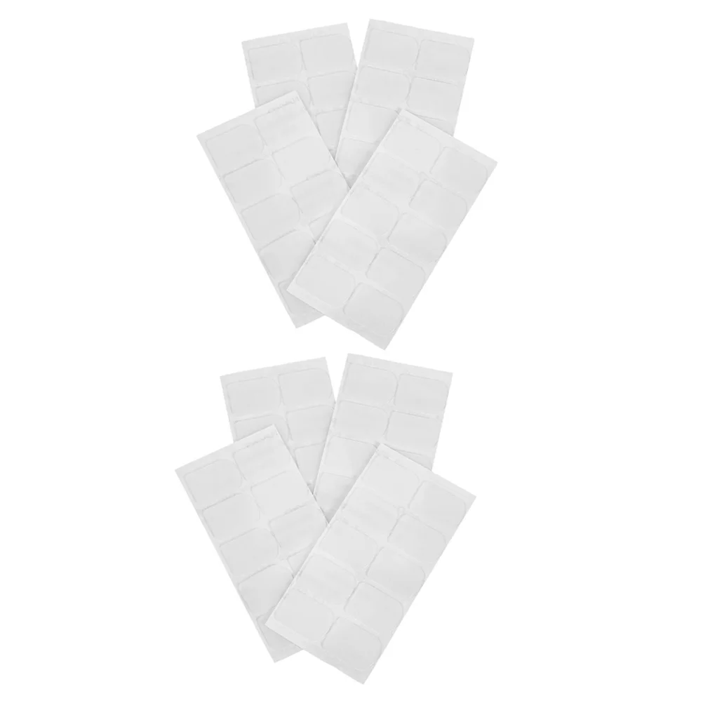 

80Pcs 0.8mm Thick Mouthpiece Pads for Saxophone Clarinet Comfortable Protective Cushions Transparent Design Patches