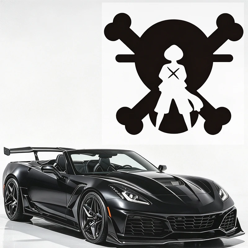 Car Stickers Skull Vinyl Decal Waterproof Die Cut UV Resistant Reflective for Motorcycle Helmet Auto Decor