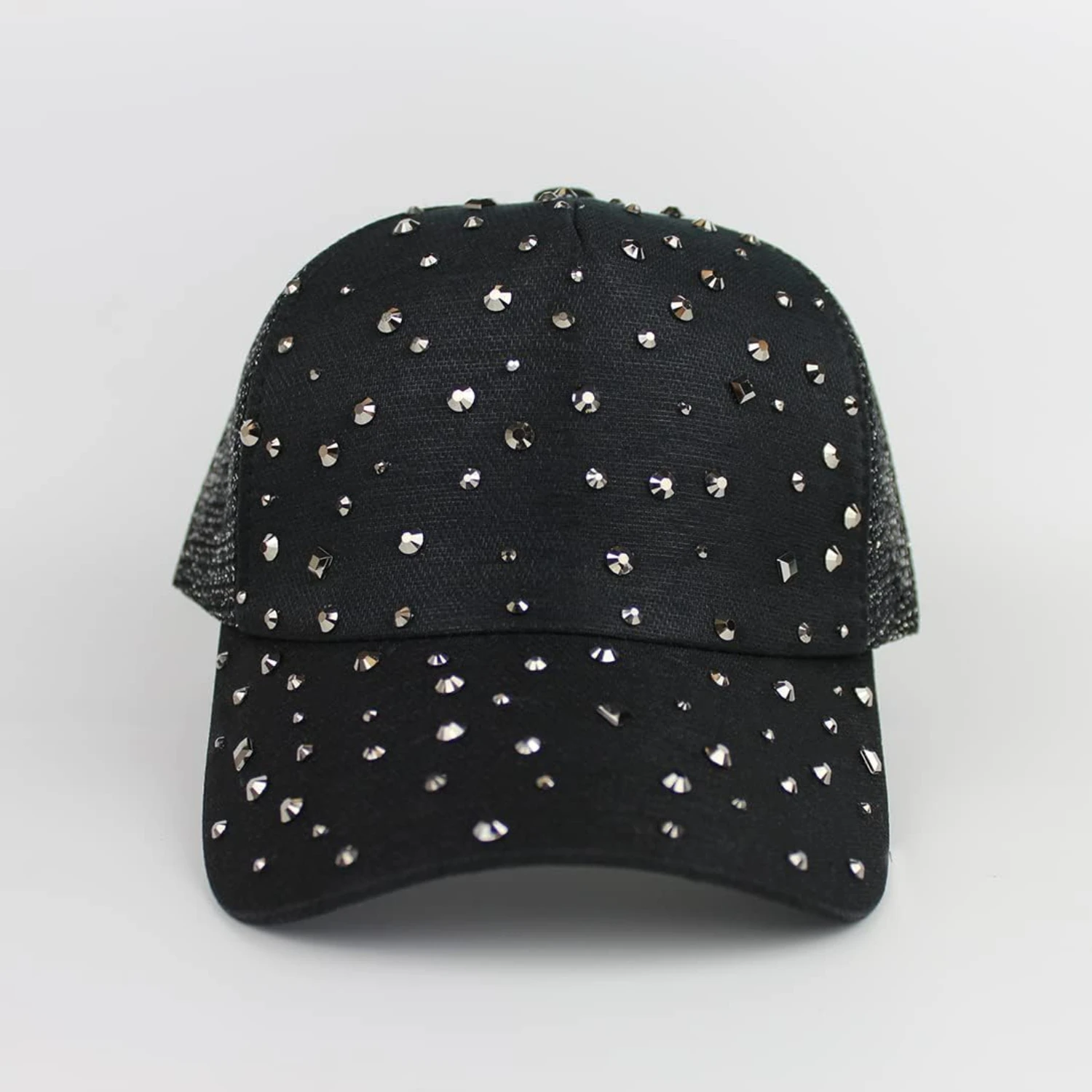 

Регулируемая, стильная и великолепная женская бейсболка со стразами и блестками - повседневная спортивная шапка с дополнительным комфортом для бога.