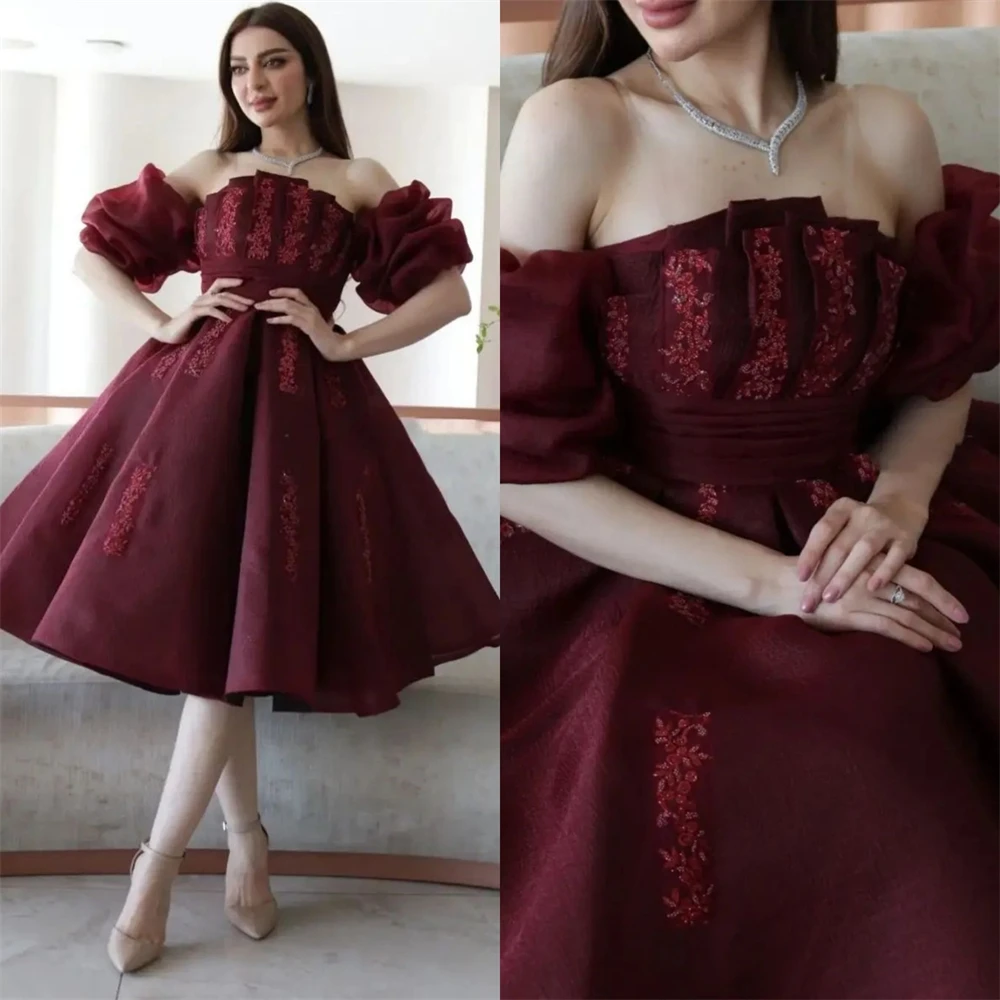 

Customized Exquisite Strapless Ball Gown Homecoming Sequin Fold S Occasion Evening robes de cocktail فساتين