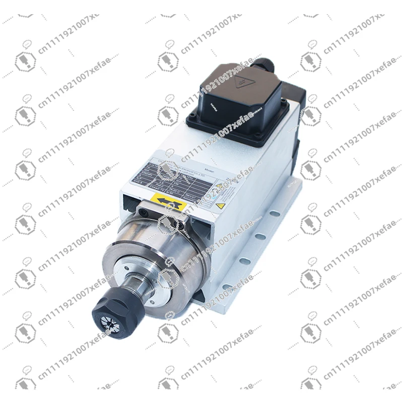 High Speed Numerical Control Lathe Router Milling Air Cooled ER32 AC Spindle Motor 5.5 KW Spindle with Inverter