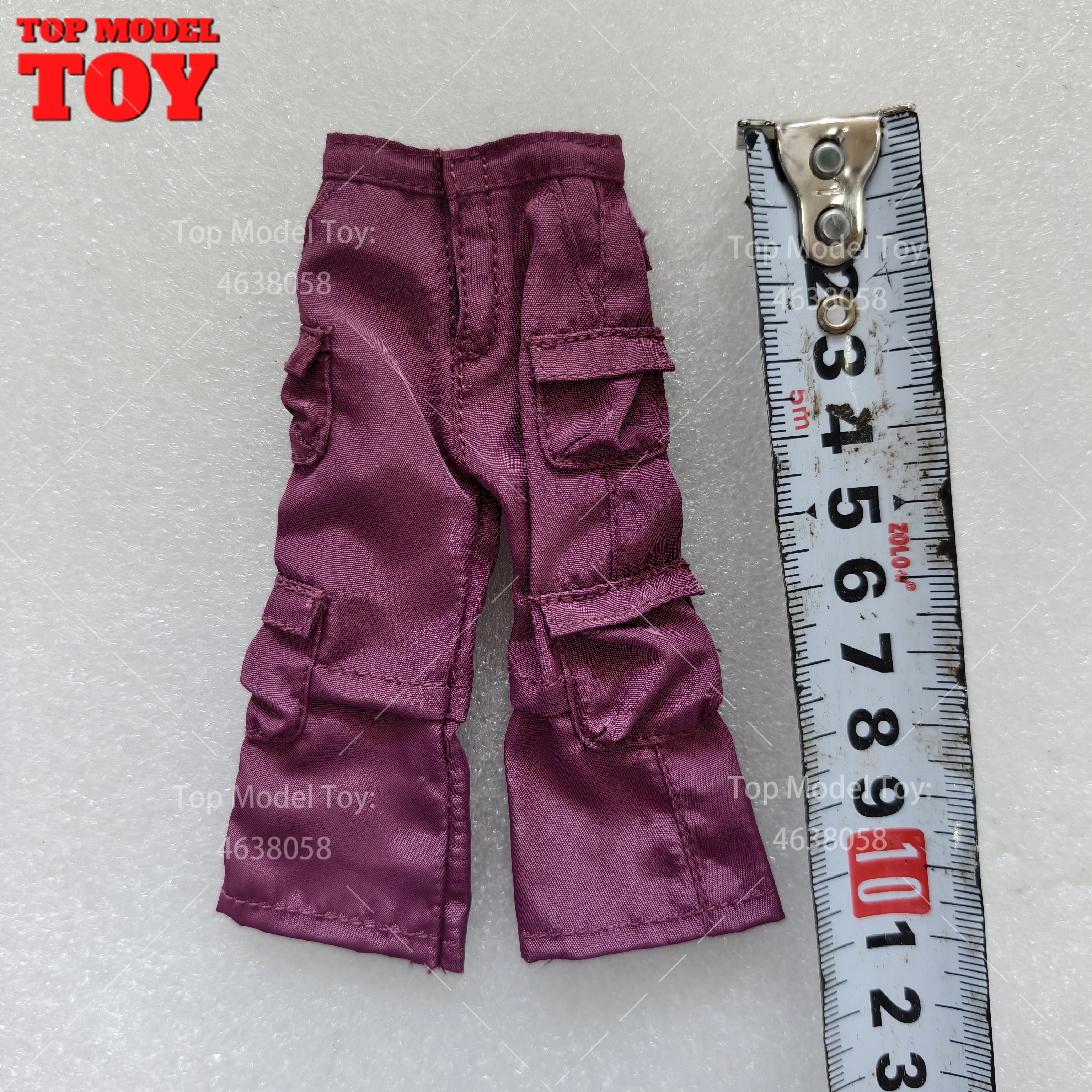 1/6 Scale Work Pants Hip Hop Pop Pants Clothes Accessory Model Fit 12'' Anime BJD Slim Female Soldier Action Figure Body Dolls