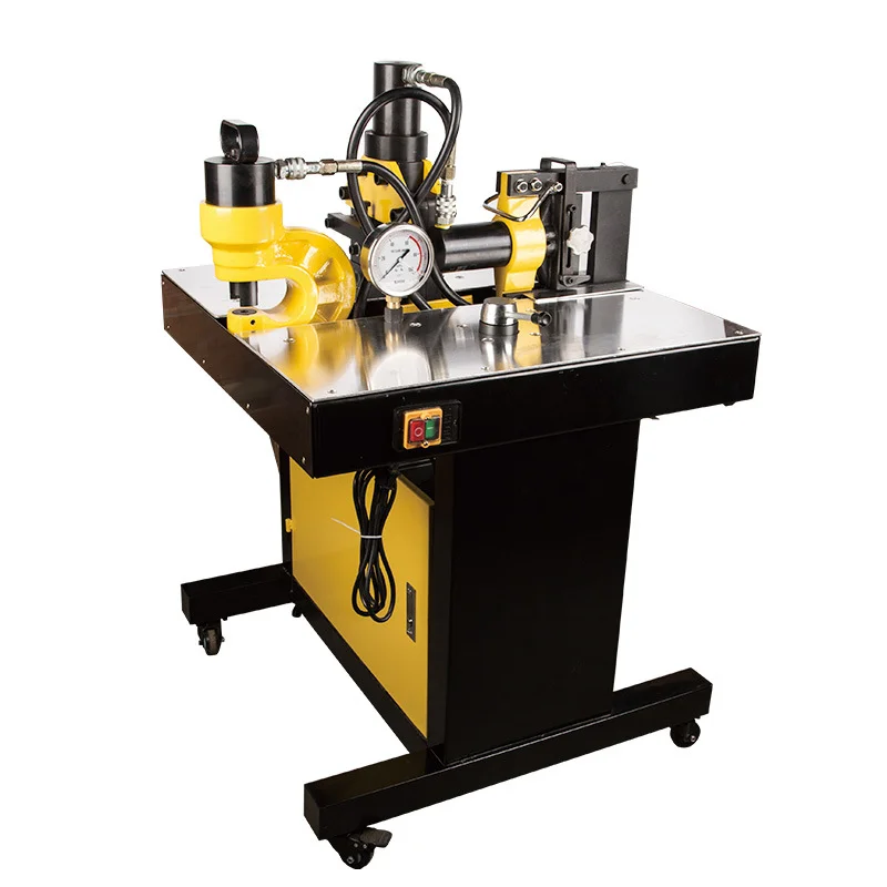 

VHB-200 Copper aluminum cutting bending punching 3-in-1 busbar processing machine hydraulic busbar processing machine