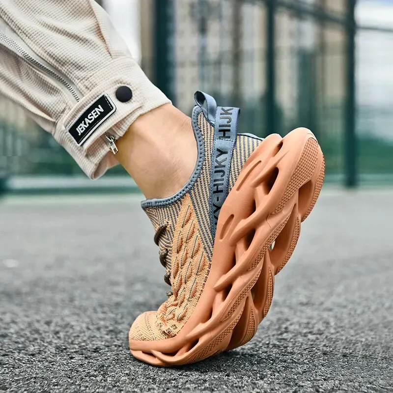 2023 buty Lexsan męskie trampki do biegania męskie luksusowy projektant z denianej siatki oddychające na co dzień modne ostrze amortyzujące dla