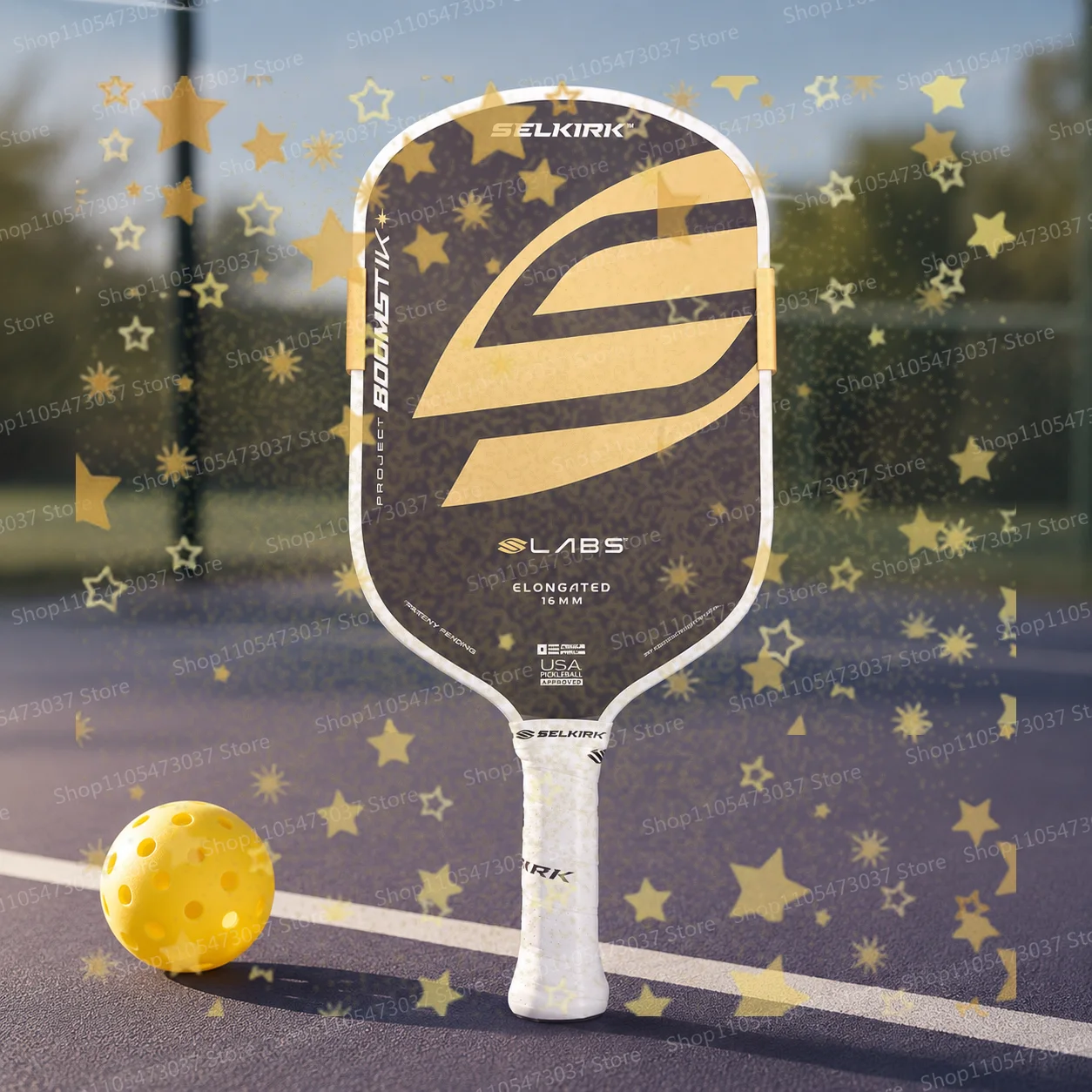 Selkirk T700 5th Gen Carbon Fiber Pickleball Paddle with Boomstick Core Thermally Molded Elongated Shape Dual-Certified USAP