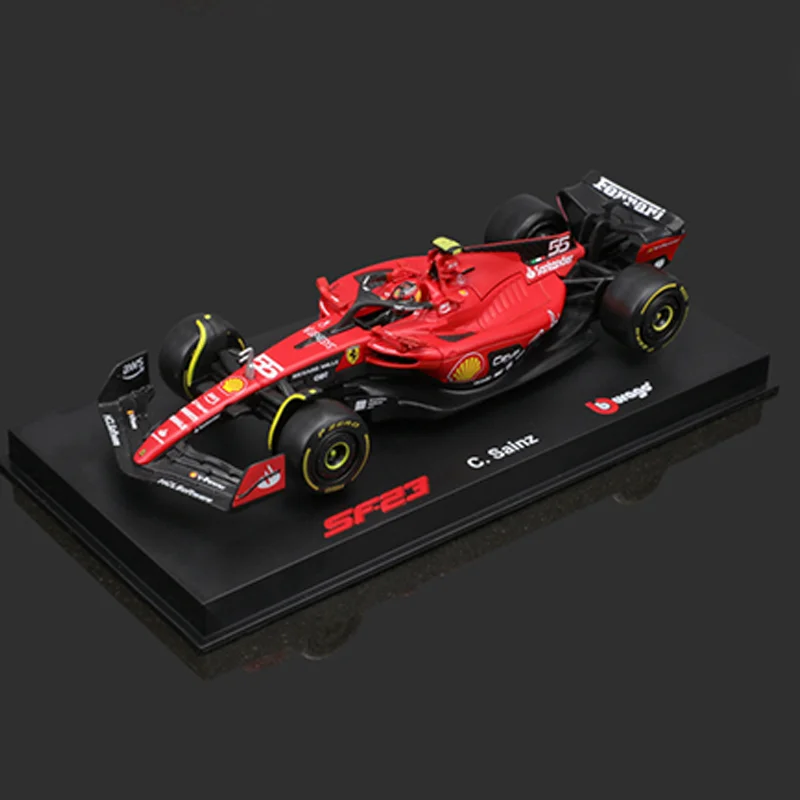 2023 Bbugo 프로모션 1:43 페라리 F1 모델 Sf-23 금속 레이싱 장난감 시뮬레이션 합금 다이 캐스팅 자동차 모델 맞춤형 장난감 선물