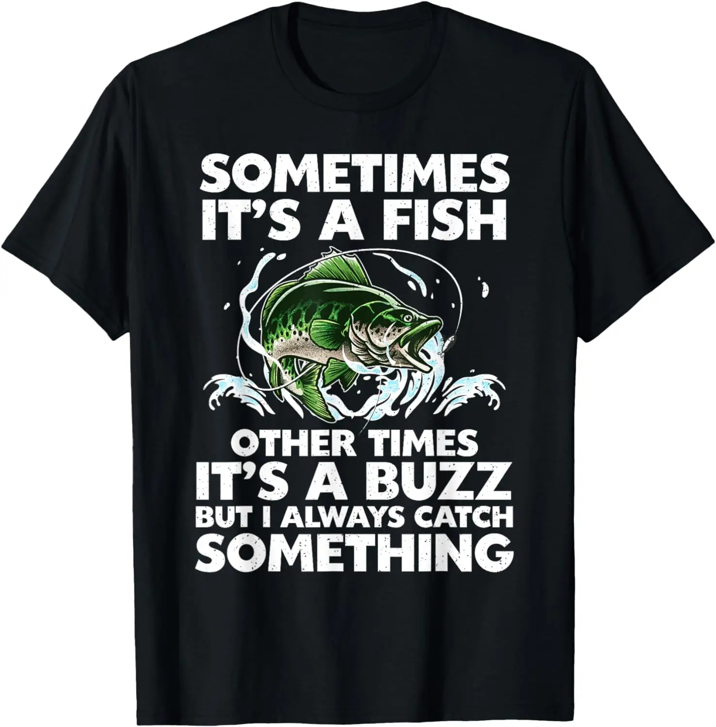 

Cool Fishing Design For Men Women Fishing Rod Fish Fisherman T-Shirt