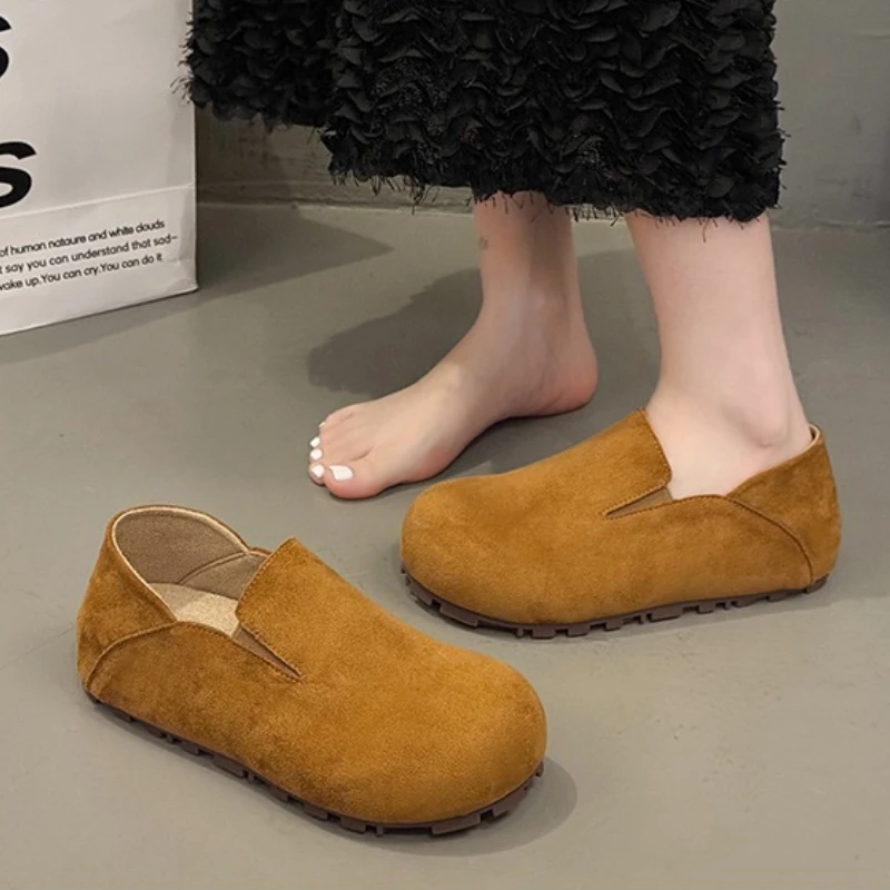 新しいスタイルの女性のファッション女性のカジュアルな通気性のあるシングル快適な耐摩耗性の高品質の売れ筋シングルシューズ