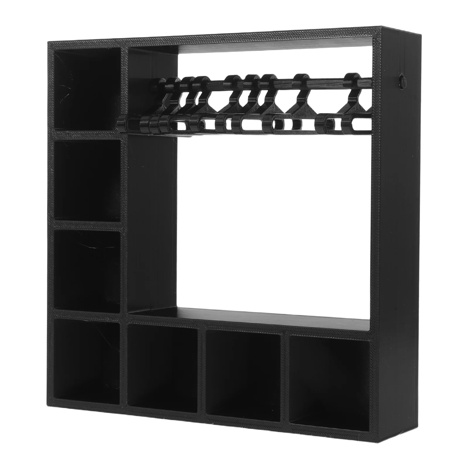 

1 set 1 Set Mini Closet For 17Cm Compact Portable Plastic Wardrobe Rack Organizer For Kids Playroom Clothing Storage Display