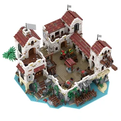 MOC Eldorado Fortress Pirates of Barracuda Bay Classic Theme Ideas Model Castle Building Blocks DIY Bricks Boy Collection Toys