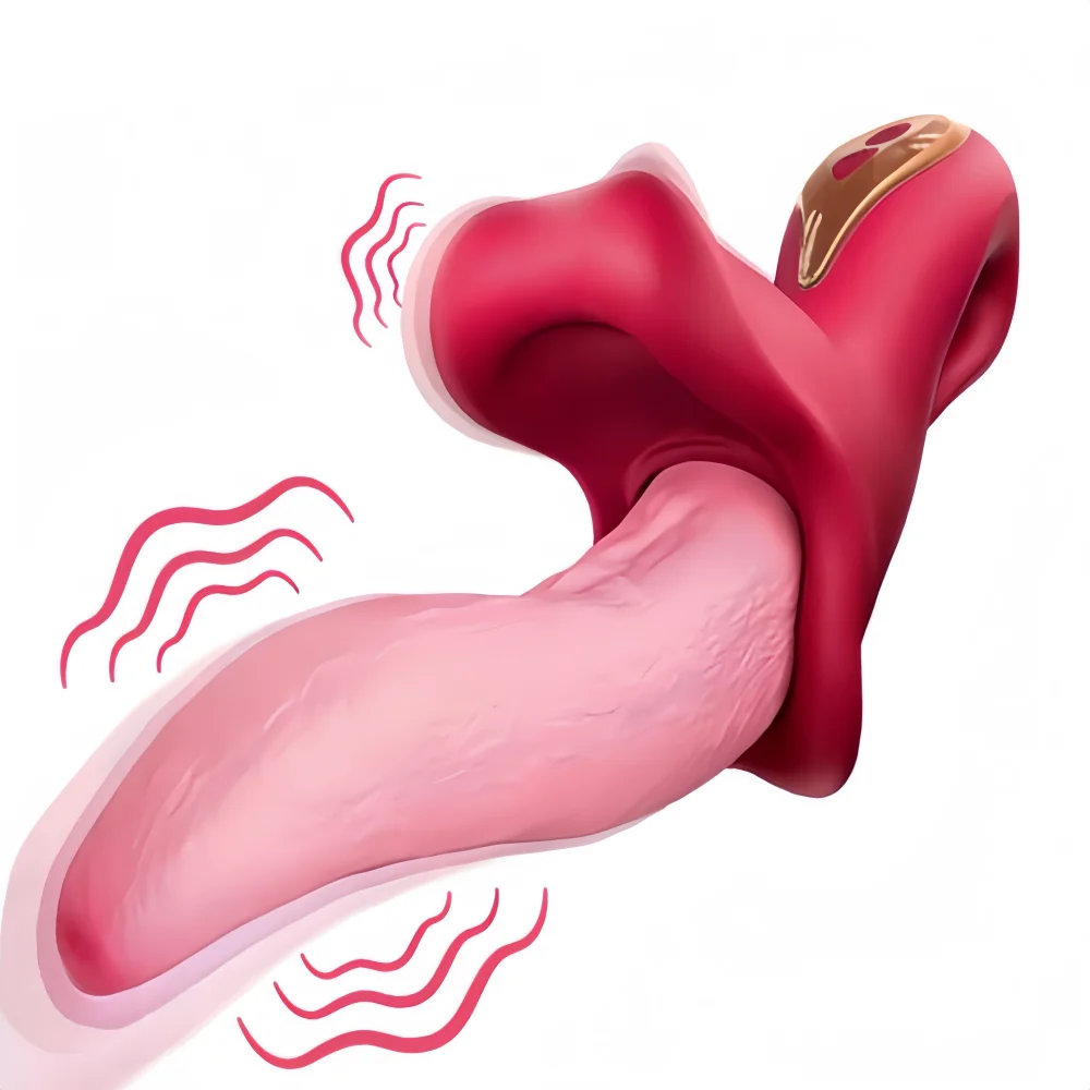 Tongue Swing Vibrator Nipple Vaginal Massage Clitoris G-Spot Stimulator 9-Frequency Vibration Female Masturbator Adult Product