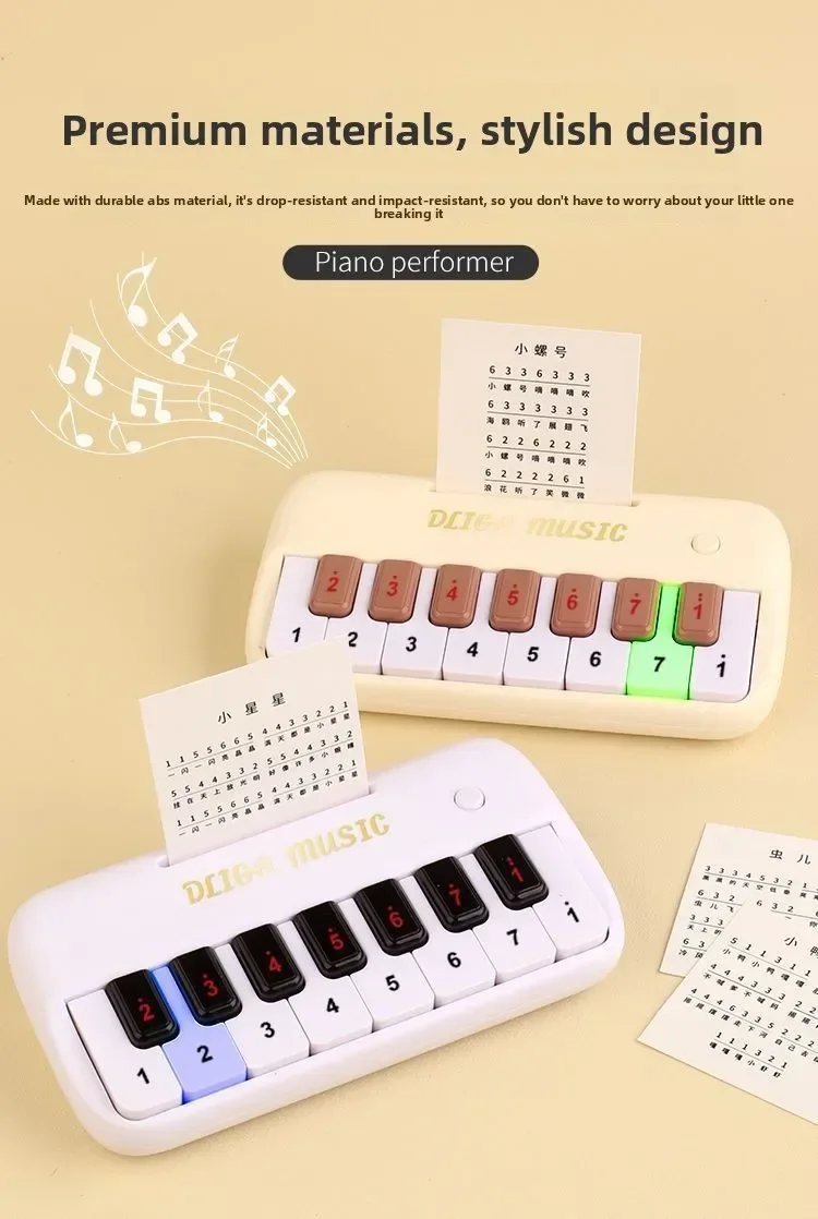 Tragbare 15-tasten Digitale Tastatur Kinder Mini Elektronisches Klavier Kinder Musikinstrument Lernspielzeug für Kinder Geschenk – Detail 3