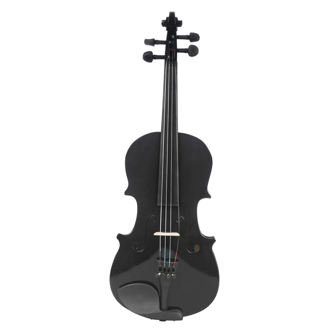 IRIN Violin Acoustic Fiddle Suitable for Beginners Student Solid Wood Black Violin with Case Bow Accessories String Instrument