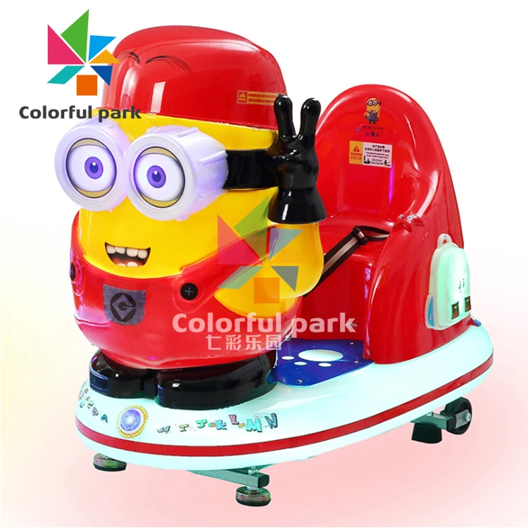 Colorful Park swinging machine game kiddie swing operated machine swing machine