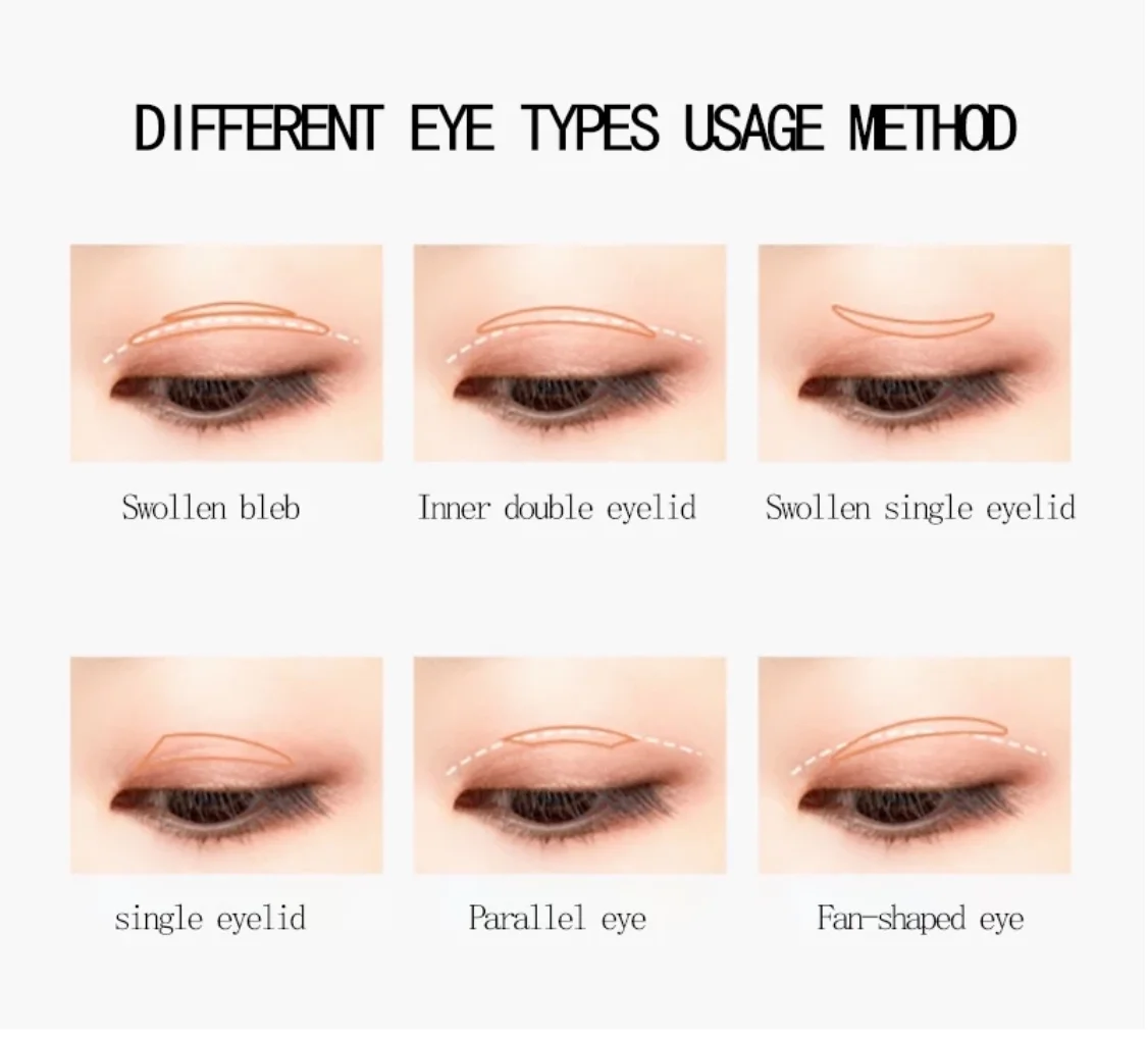 Unny Club Adesivi per doppia palpebra Senza cuciture Pizzo naturale Trucco invisibile SML Trucco cosmetico